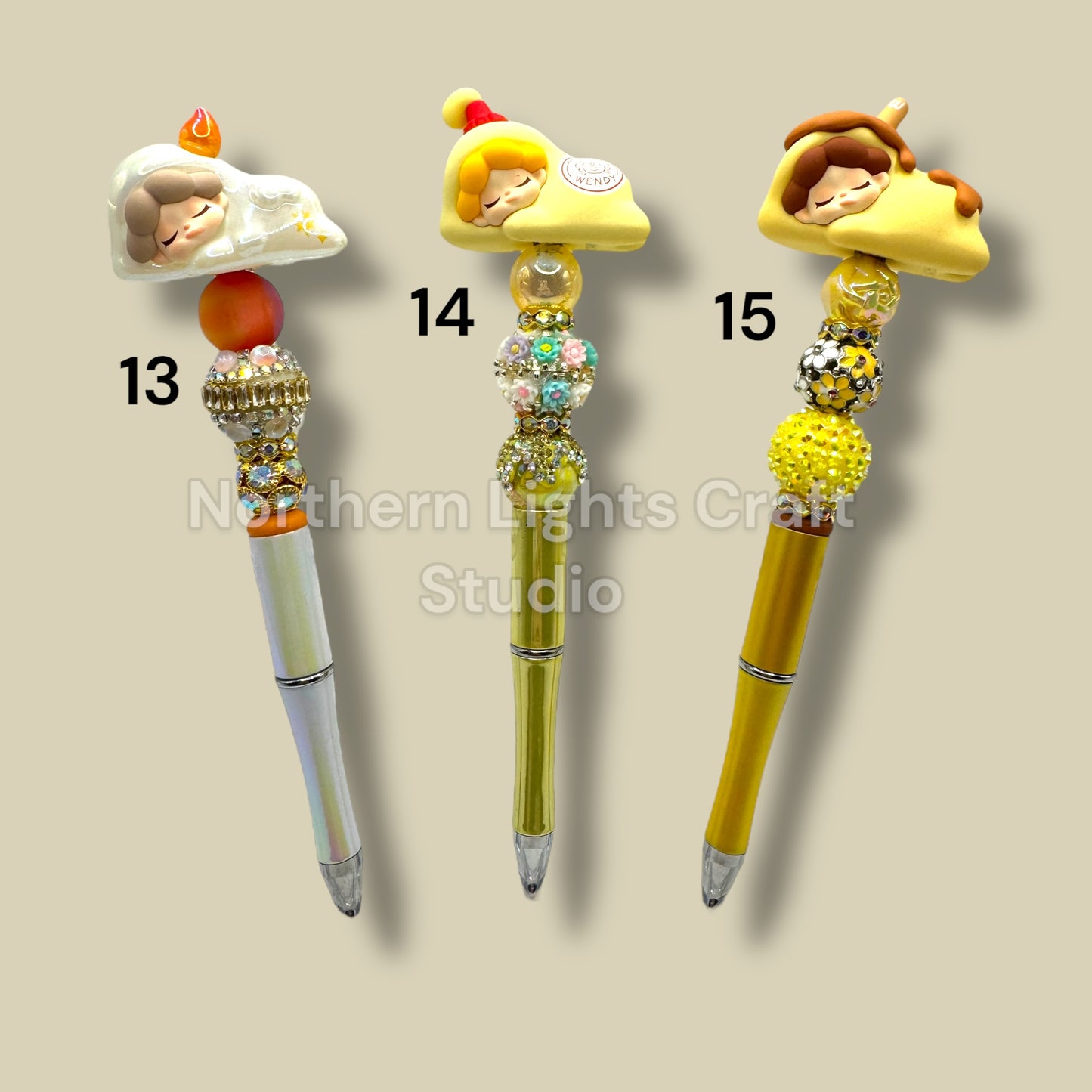 Sleeping Cutie Character Pens