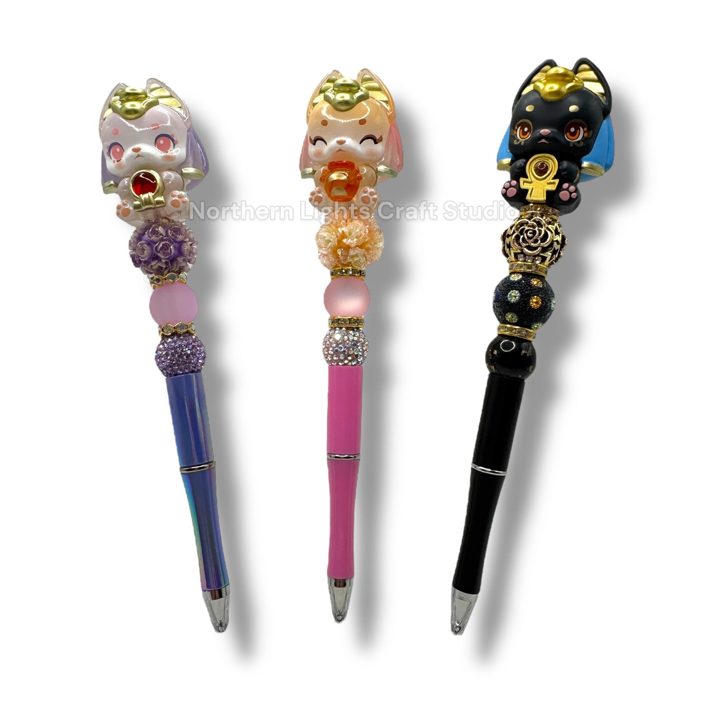 Egyptian Cat Character Pens