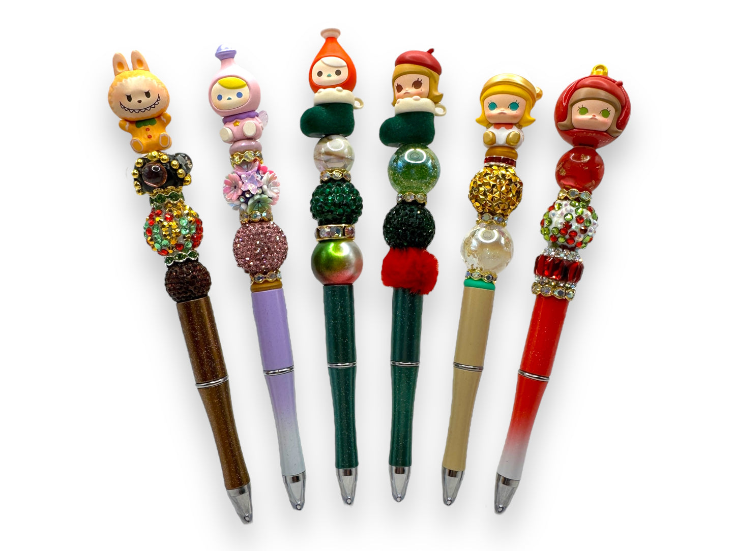 Christmas Character Pens - Labubu, Molly, Pucky Pens