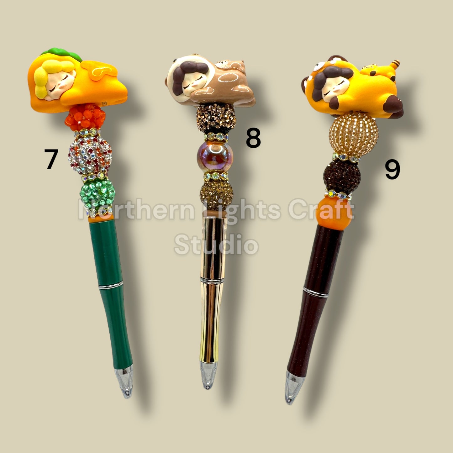 Sleeping Cutie Character Pens