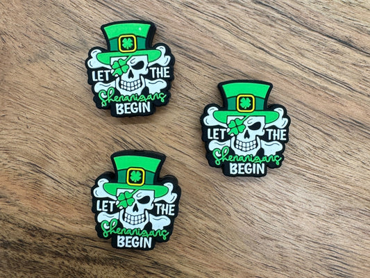 Let The Shenanigans Begin Focal Bead, St. Patrick's Day Focal