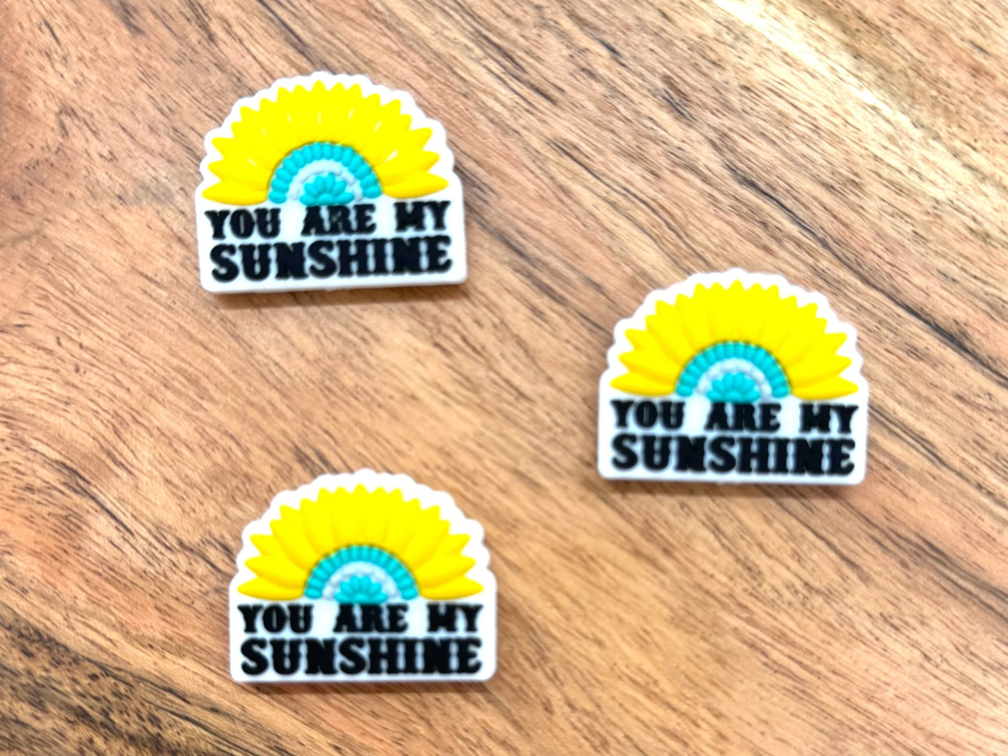 You Are My Sunshine Focal, Western You Are My Sunshine Focal, Positivity and Encouragement Focal Bead, Silicone Focal